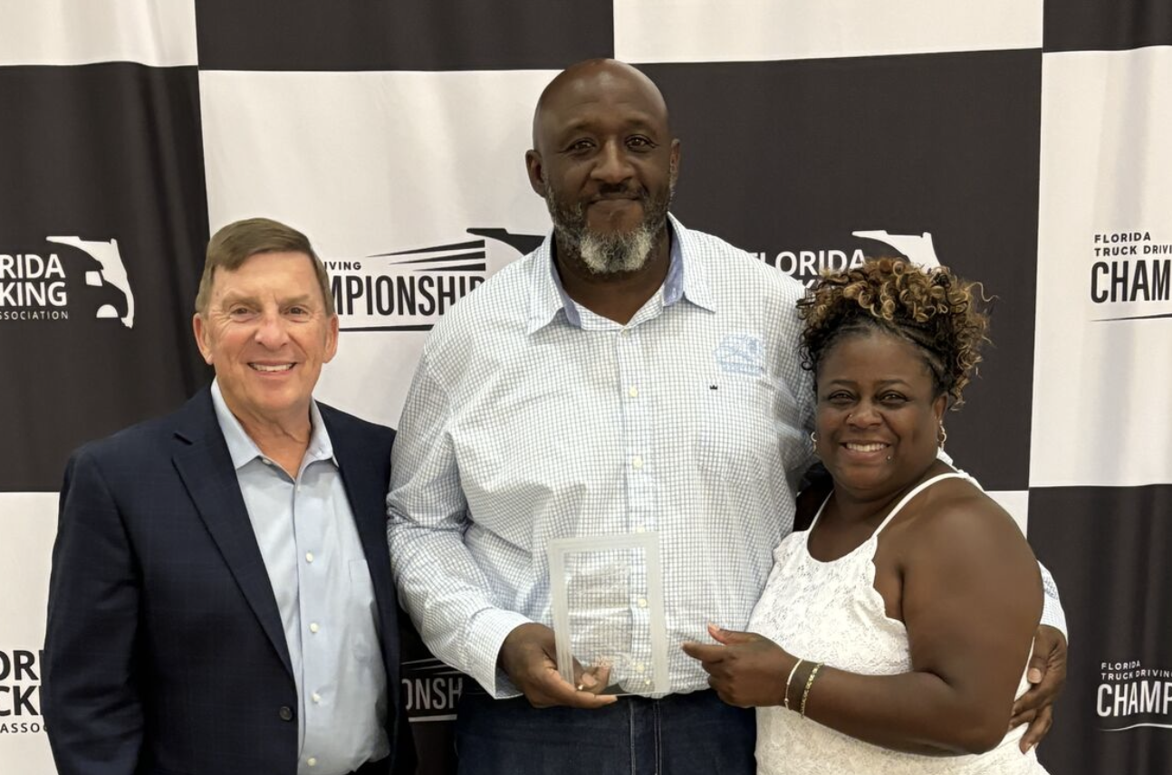 Paul Jones wins 2nd place at the Florida Truck Driving Championship!
